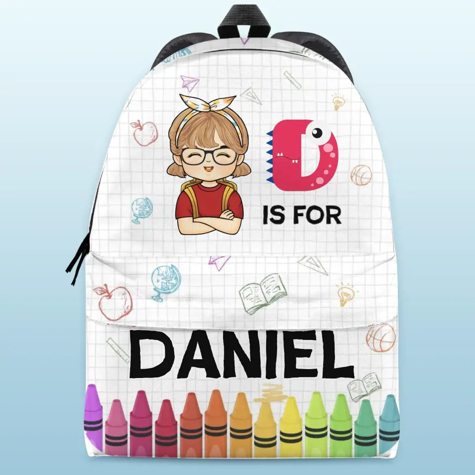 Be Who You Are Personalized School Bag