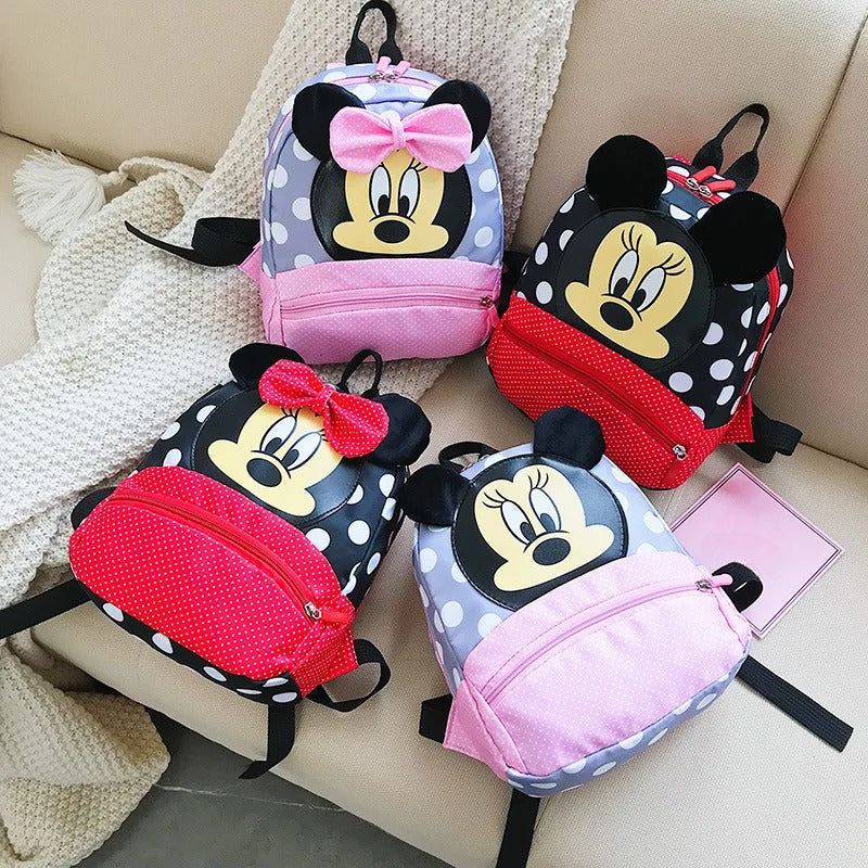 Mickey And Minnie Printed Backpack