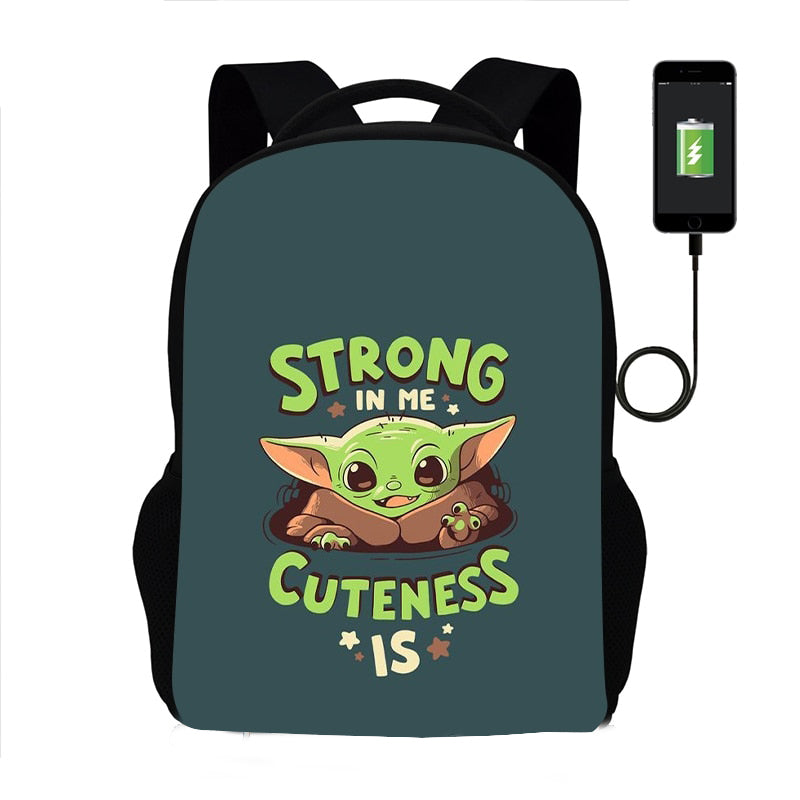 Baby Yoda 3D Print Backpack