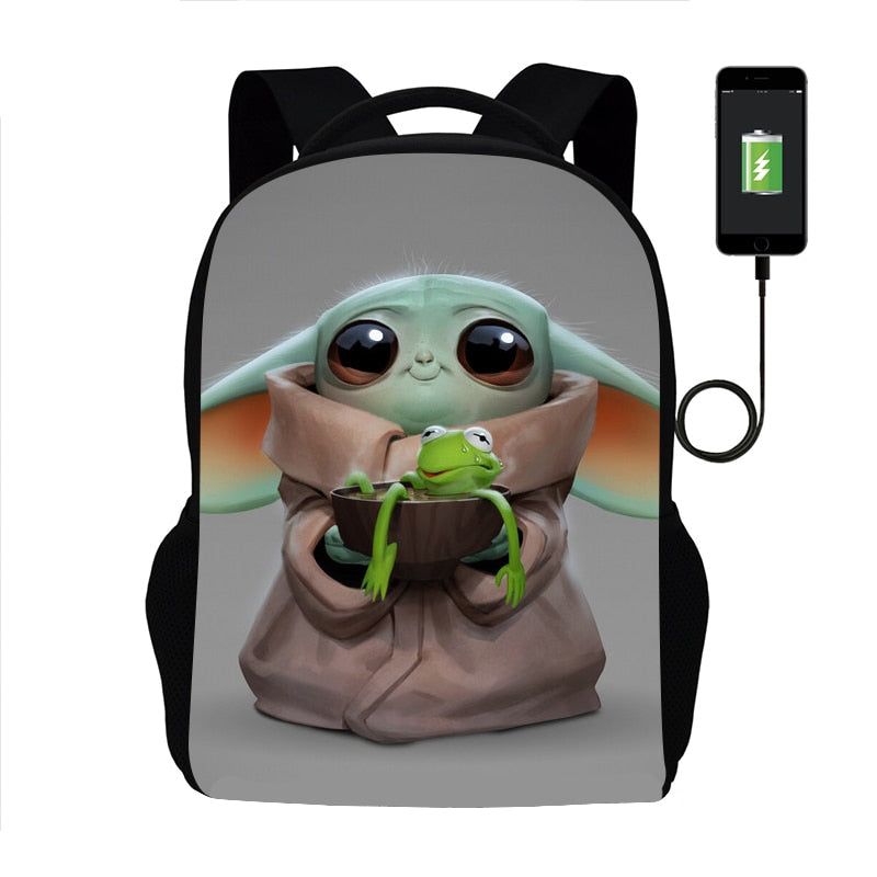 Baby Yoda 3D Print Backpack