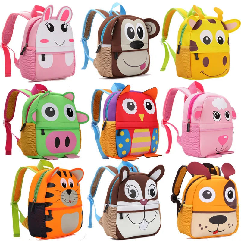 3D Cartoon Printed Backpacks