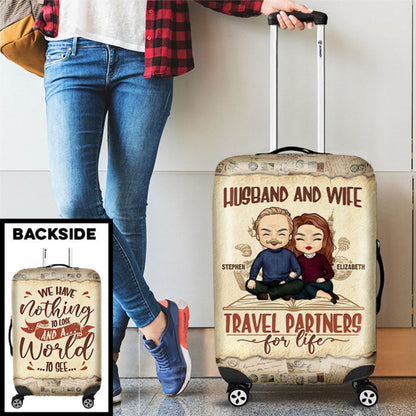 Personalized Have A World To See Luggage Bag