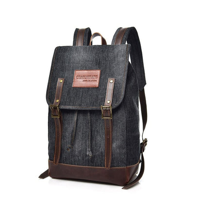 Large Capacity Denim Laptop Backpack