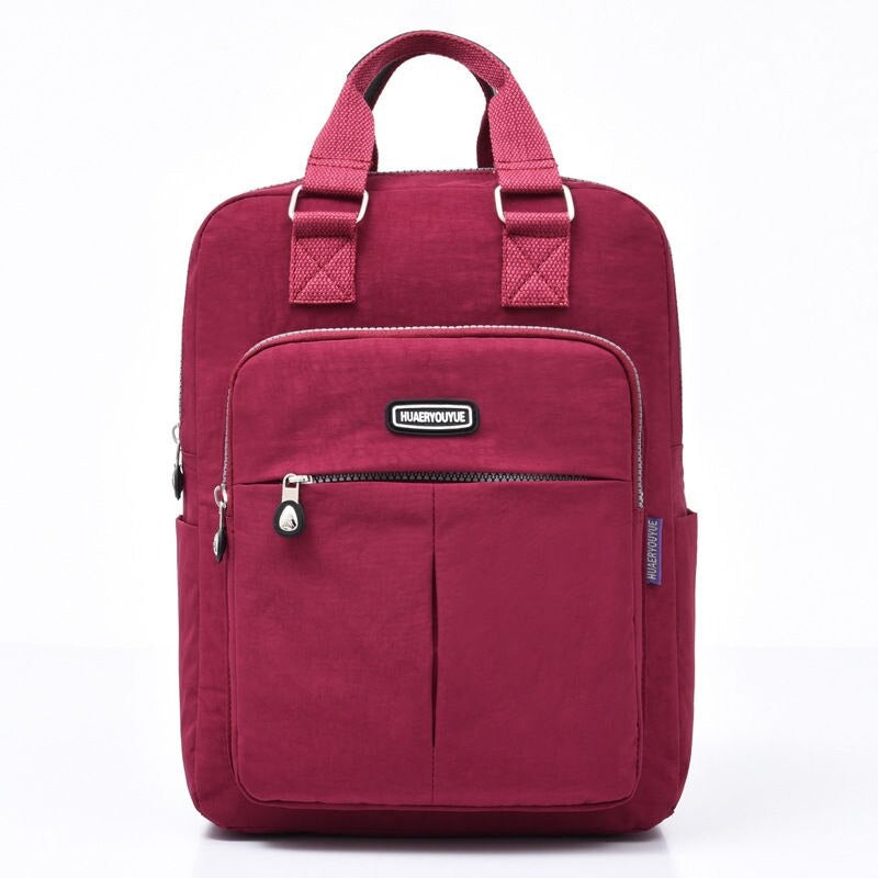 Multifunction Nylon Anti Theft Waterproof Women's Backpack