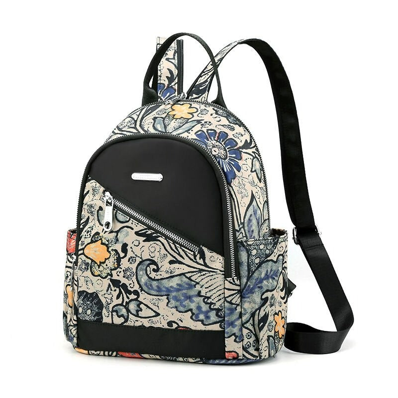 Multicolor Ladies Student School Backpack