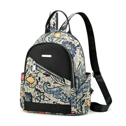 Multicolor Ladies Student School Backpack