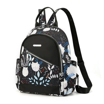 Multicolor Ladies Student School Backpack
