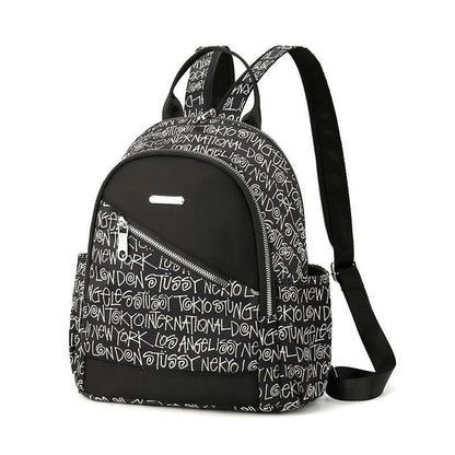 Multicolor Ladies Student School Backpack