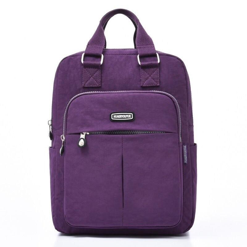 Multifunction Nylon Anti Theft Waterproof Women's Backpack