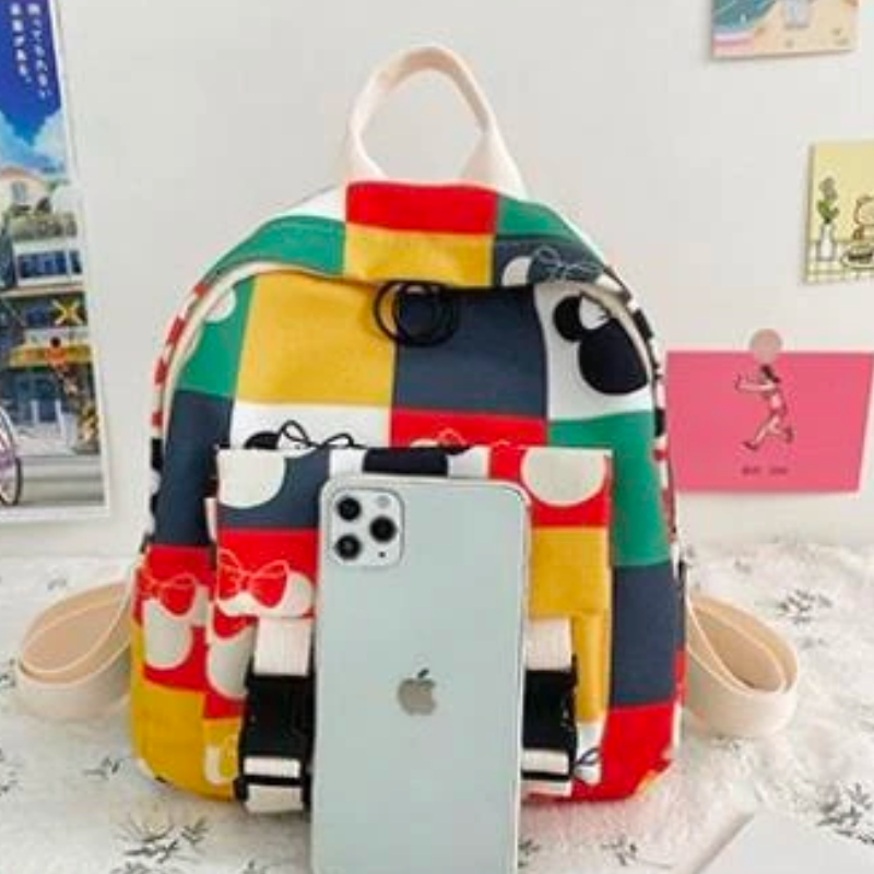 Kawaii Mickey Travel Backpack