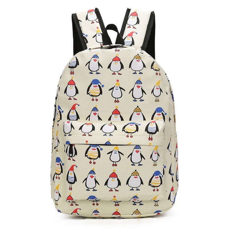 Preppy Style School Backpack For Girls