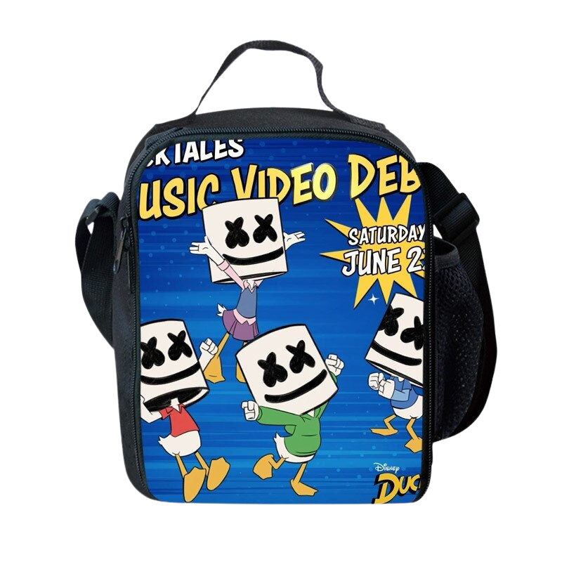 Marshmello Print Insulated Lunch Bag