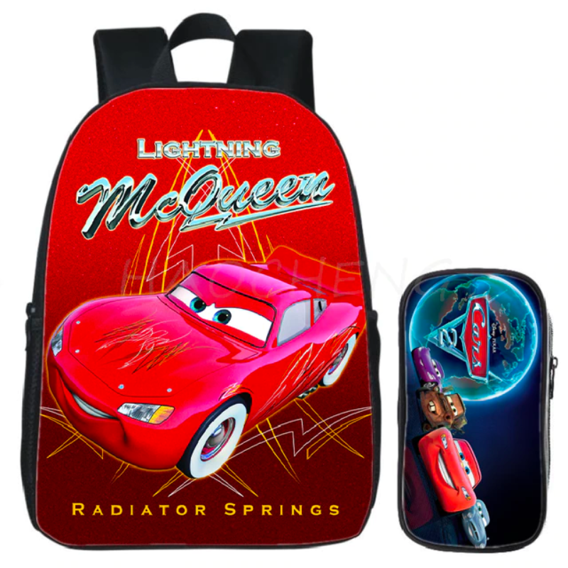 The Cars Backpack Set