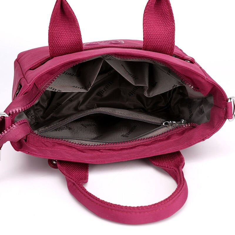 Nylon Solid Color Shoulder Bags For Women