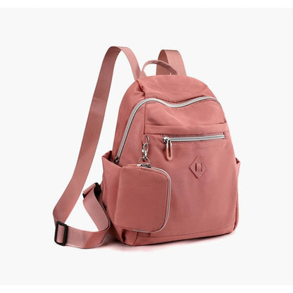 Women's Casual 2Pcs Solid Backpack