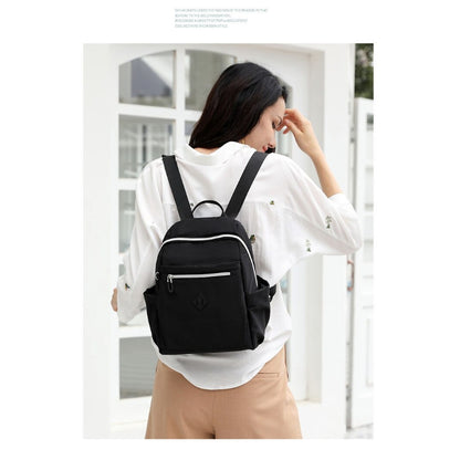 Women's Casual 2Pcs Solid Backpack