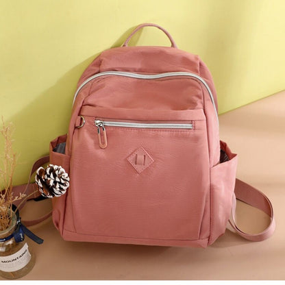 Women's Casual 2Pcs Solid Backpack