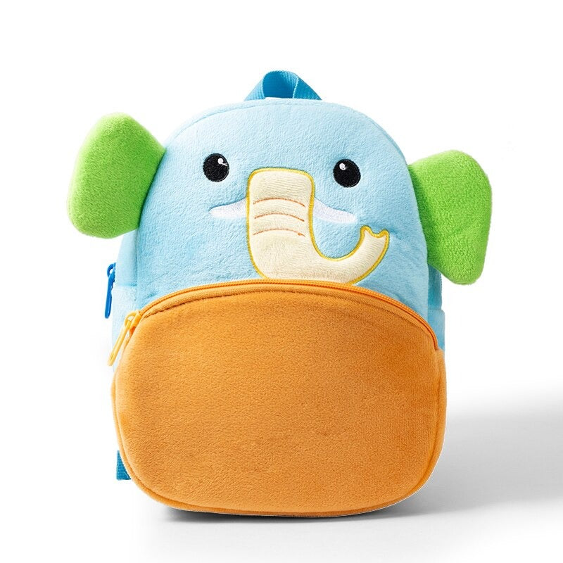 Plush Cartoon Shape Backpack For Kids