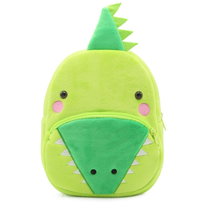 Plush Cartoon Shape Backpack For Kids