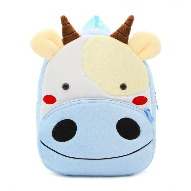 Plush Cartoon Shape Backpack For Kids