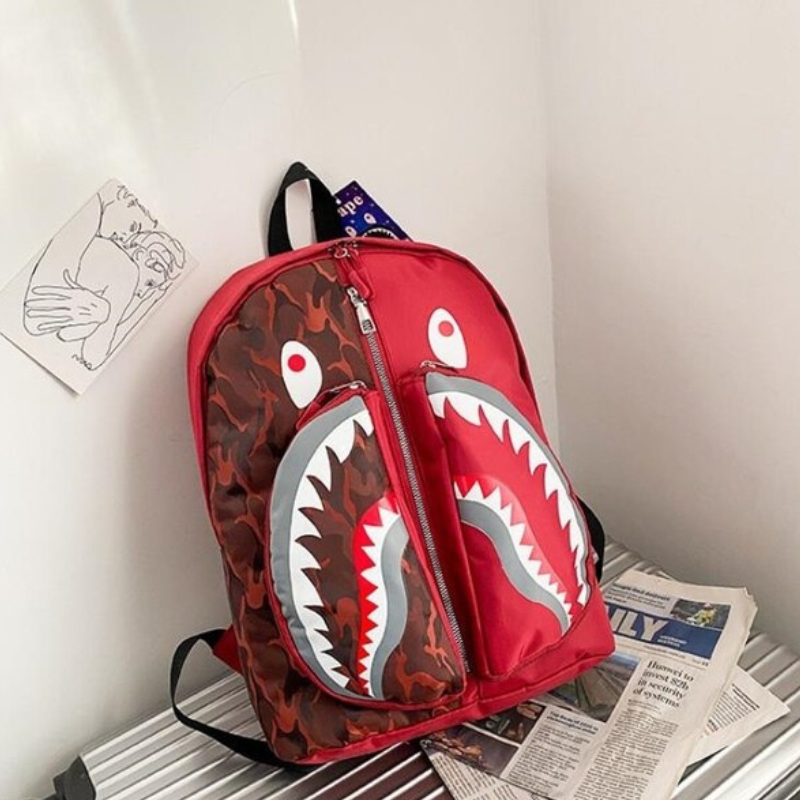 Disney Shark Printing Backpack