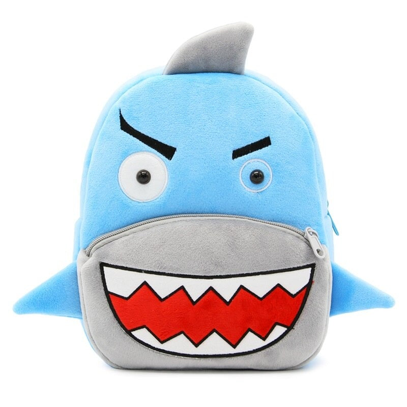 Plush Cartoon Shape Backpack For Kids