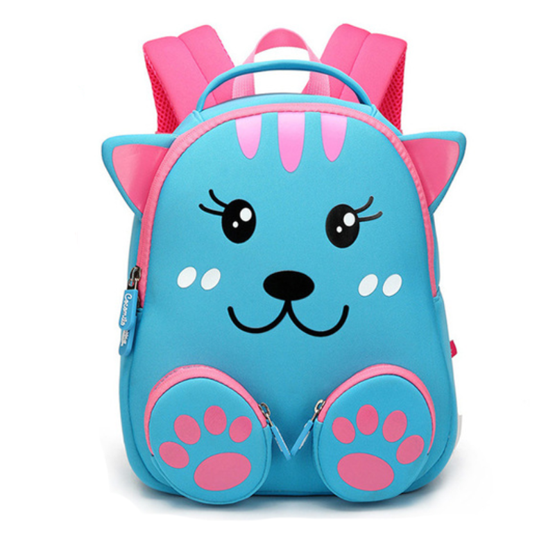 3D Blue Bear Bag Backpack For Kids Children