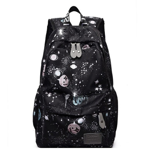 Galaxy Graphics Printed Backpack for Women