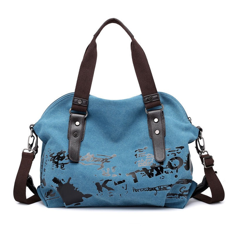 Ink Splash Pattern Women's Casual Handbag