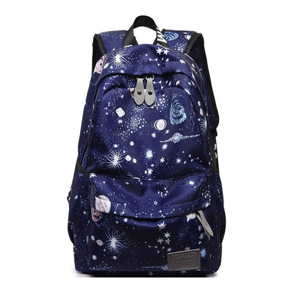 Galaxy Graphics Printed Backpack for Women