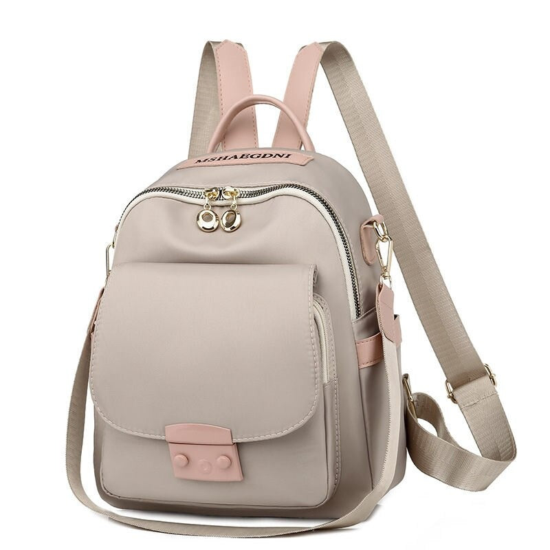 Casual Ladies Buckle Design Backpacks