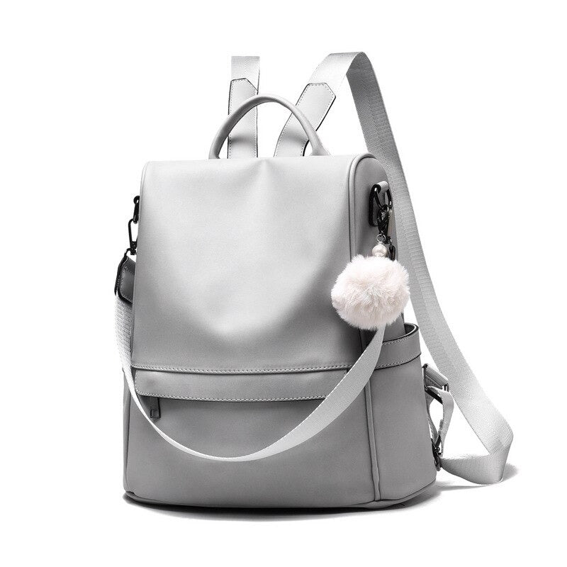 Large Capacity PU Leather Retro Backpack For Women