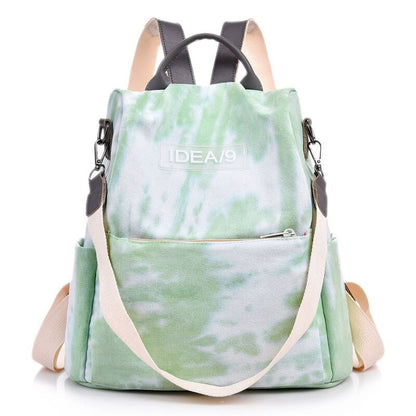 Women's Canvas Tie And Dye Travel Bag