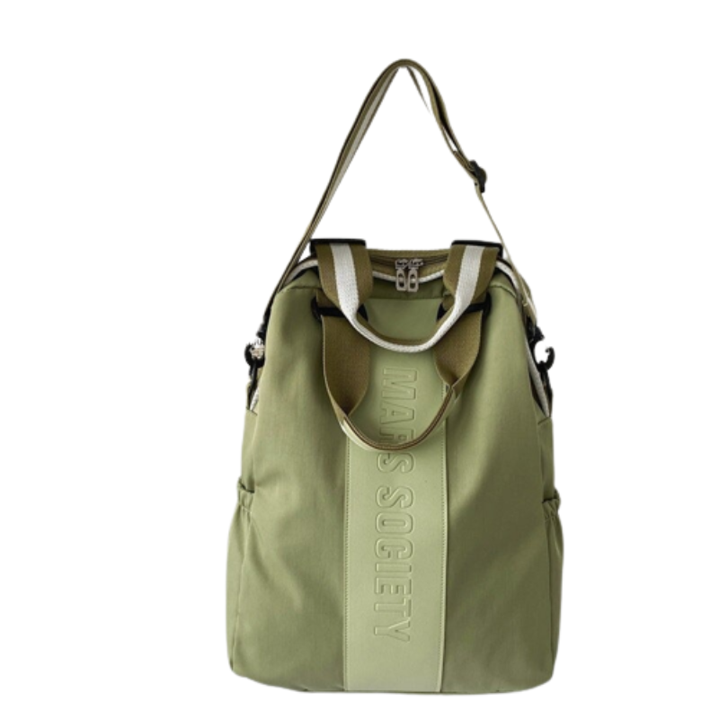 Solid Color Female Backpack Casual Bag