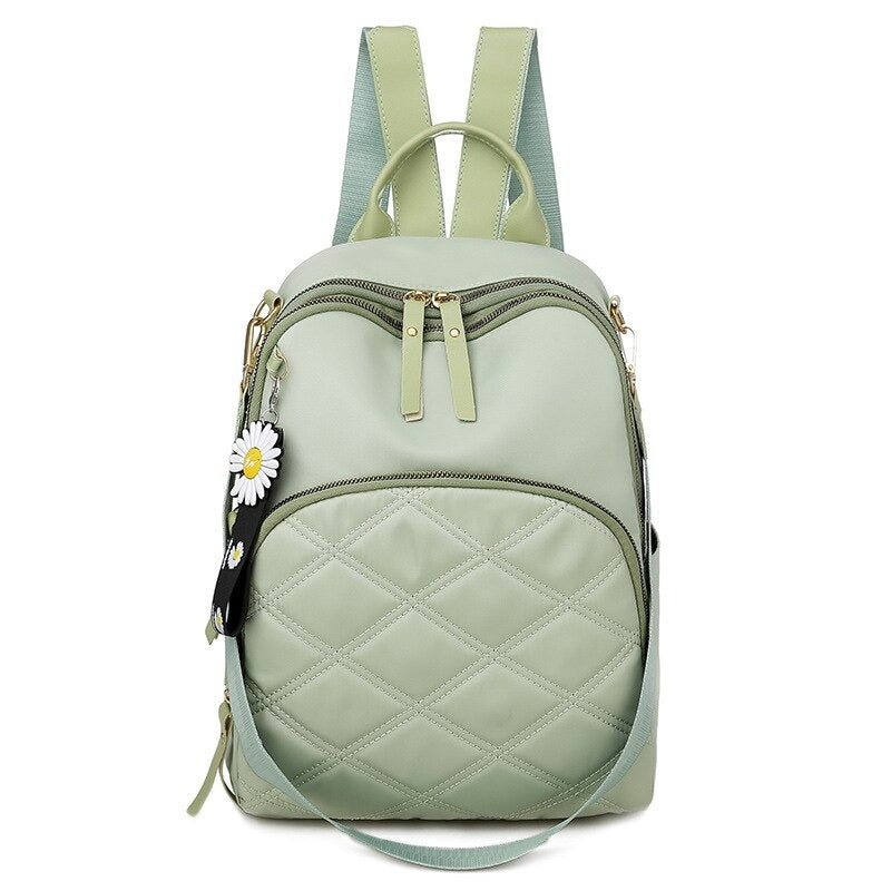 Girl's Plaid Designer Backpack