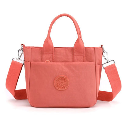 Nylon Solid Color Shoulder Bags For Women