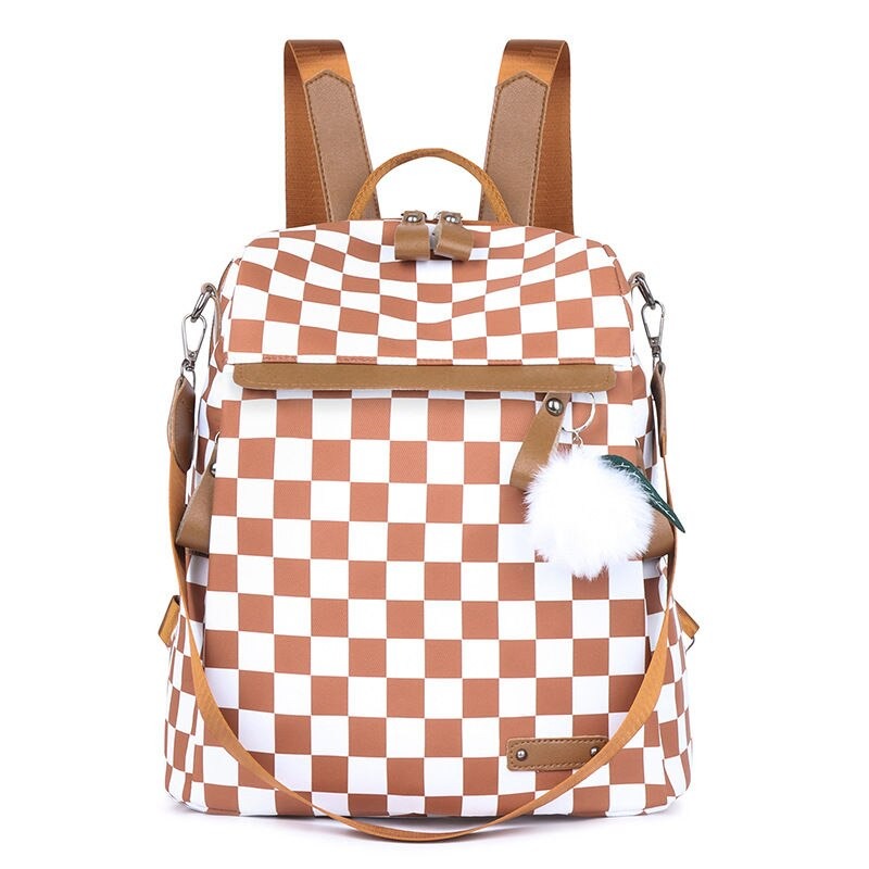 Plaid Pattern Fashion Bags for Female