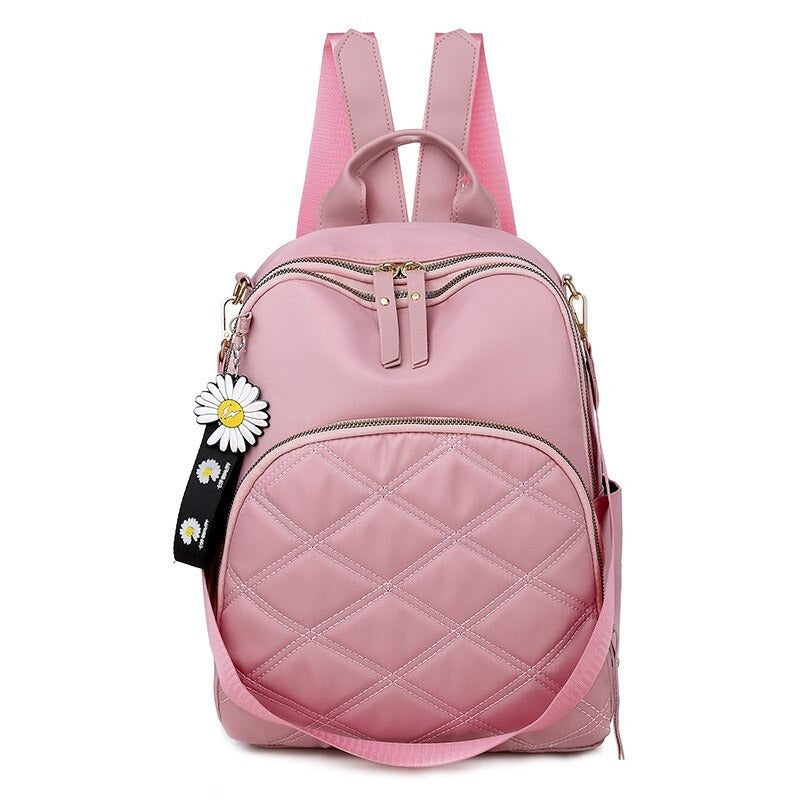 Girl's Plaid Designer Backpack