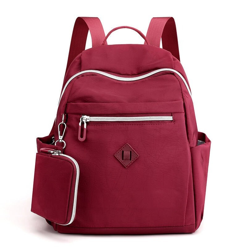 Nylon Large Capacity Casual Backpacks For Women