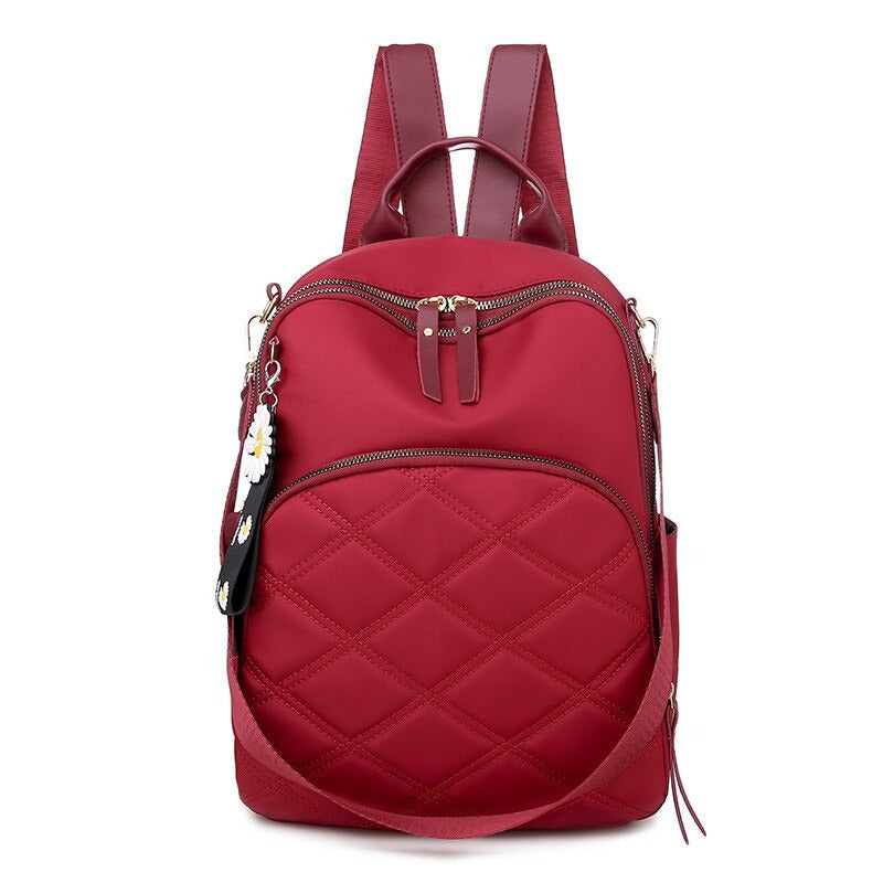 Girl's Plaid Designer Backpack