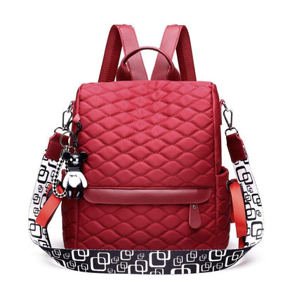 Oxford Shoulder Retro Backpack For Women