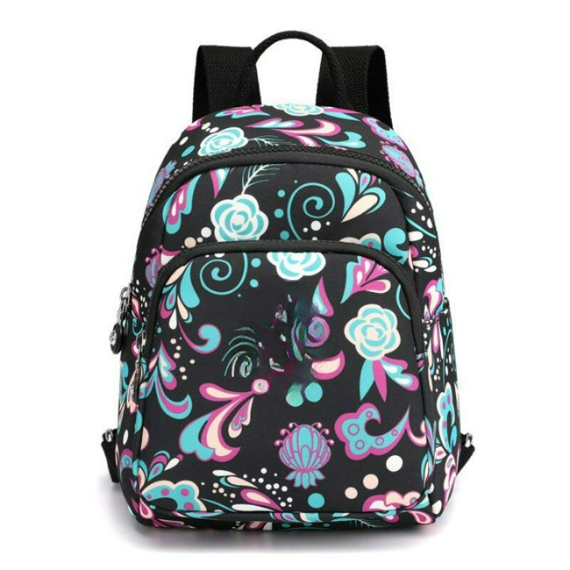 Colorful Graphic Printed Backpack for Women