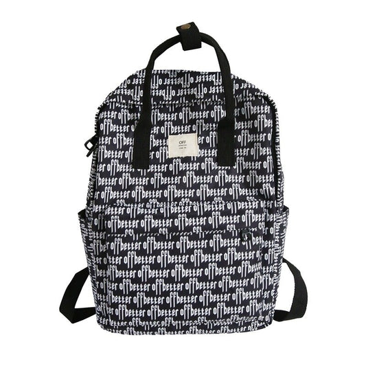 Nylon Letter Printing Bookbags For Girls