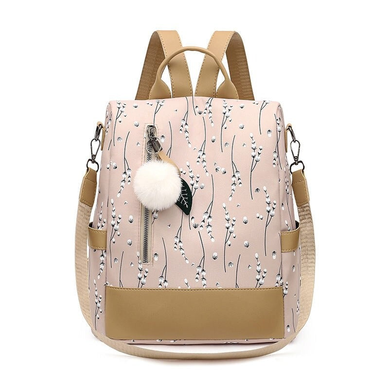 Floral Print School Backpacks For Girls