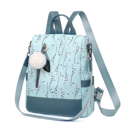 Floral Print School Backpacks For Girls