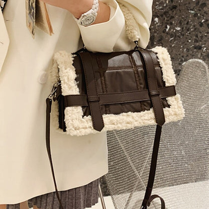 Winter Fur Clutch Crossbody Purse