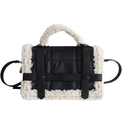 Winter Fur Clutch Crossbody Purse