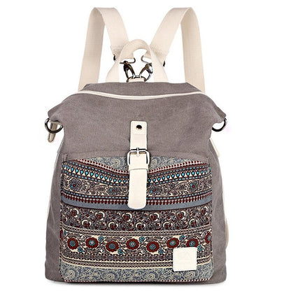 Canvas Casual Backpacks For Women