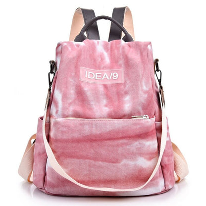 Canvas Tie Dye Women's Backpack