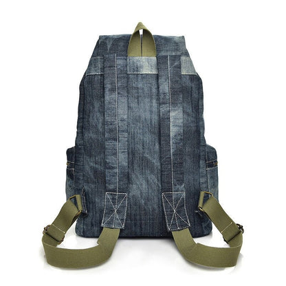 Denim Outdoor Backpack For Women